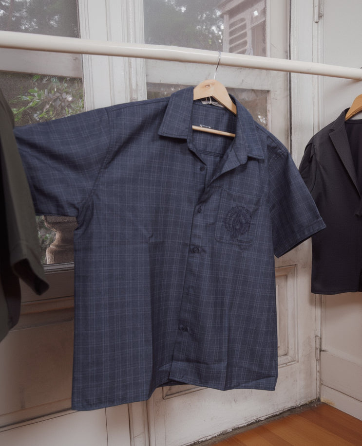 Peacock Button Up