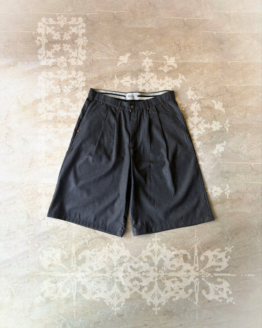 Quad Pleated Longshorts